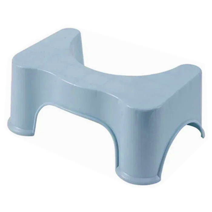 Light blue plastic step stool
