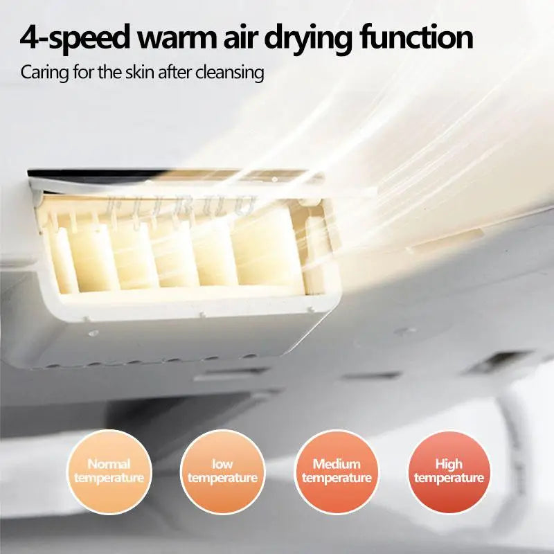 Car air dryer with 4-speed control options