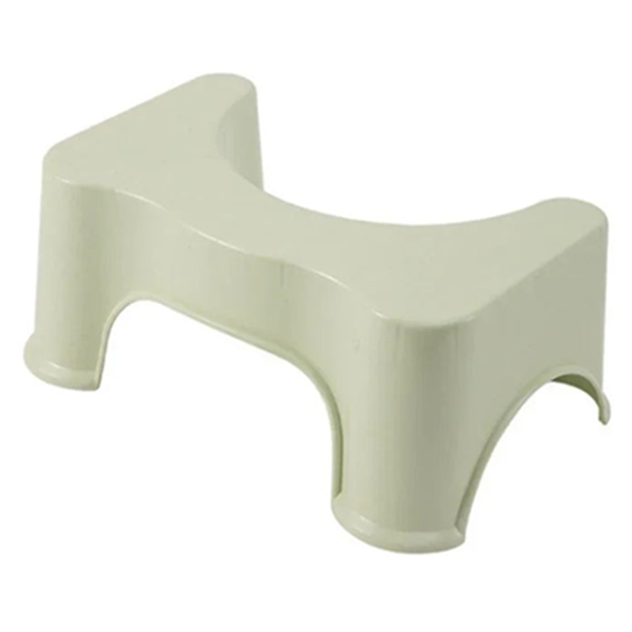 Light green plastic step stool