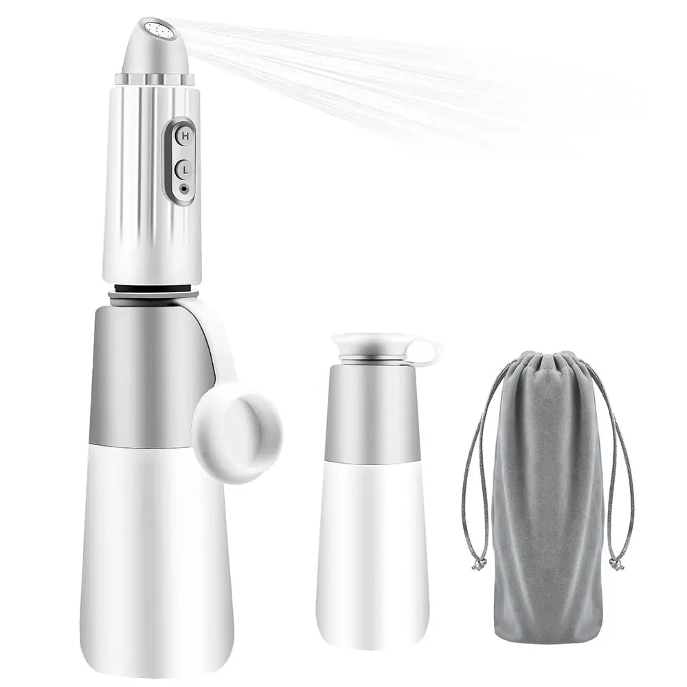 Portable bidet device with accessories