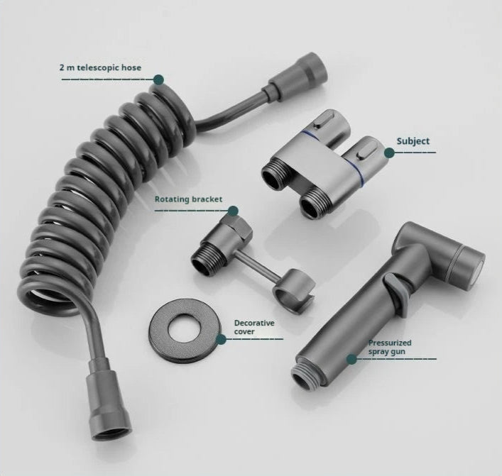 Set of explosion-proof spring tube components on a white background with 'Product Spl' branding.