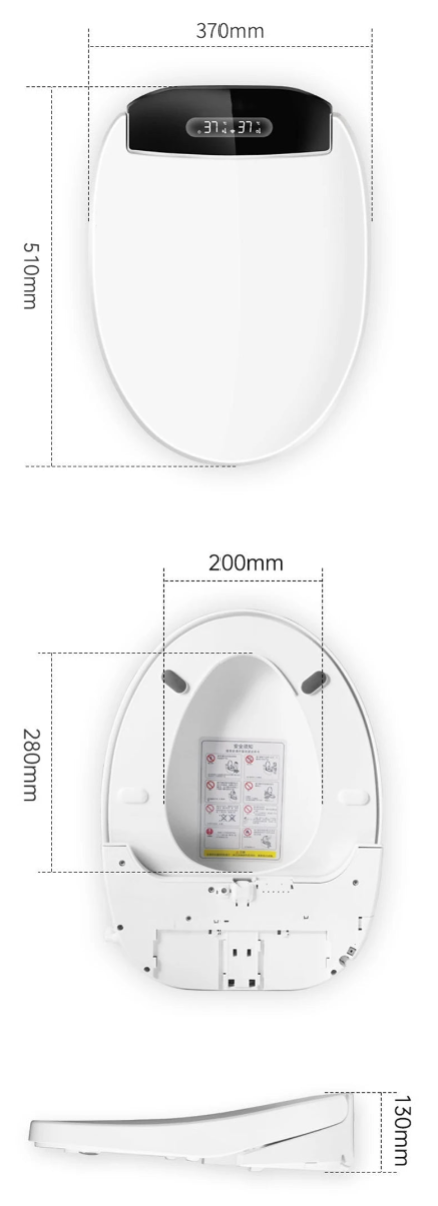 Slofy, smart toilet cover with remote control