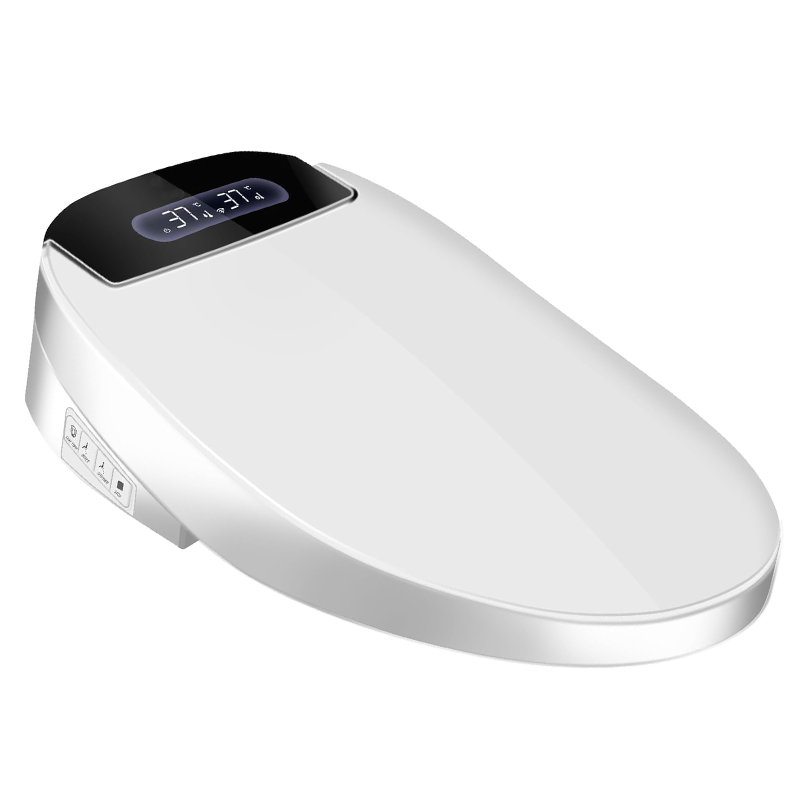 Toilet seat with digital display